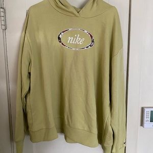 Lime green Nike hoodie